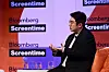 HYBE Chairman Bang Si-hyuk attends a Bloomberg conference in the United States on Oct. 13, 2023 [YONHAP]