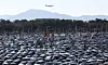 Incheon International Airport Terminal 1's parking lot is packed on Jan. 23, ahead of the Lunar New Year holiday. [YONHAP]
