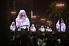 People attend Lady Gaga's open concert at Copacabana beach in Rio de Janeiro, Brazil, May 3.  [REUTERS/YONHAP]