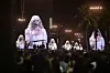 People attend Lady Gaga's open concert at Copacabana beach in Rio de Janeiro, Brazil, May 3. [REUTERS/YONHAP]