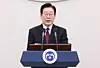 President Lee Jae Myung speaks at a luncheon hosted for members of the Korea Senior Citizens Association at the Blue House in central Seoul on Dec. 22. [NEWS1]