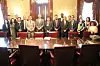 American Chamber of Commerce in Korea (Amcham) delegation meets with the Office of the Vice President and National Security Council during its 2025 Washington Doorknock visit, held from June 9 to 12. [AMCHAM]