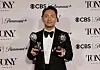Hue Park poses with the Best Score award and Best Book of a Musical award for ″Maybe Happy Ending″ at the 78th Annual Tony Awards in New York City on June 8. [REUTERS/YONHAP]