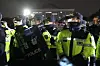 Police bar entry to the main gate of the National Assembly in Yeouido, western Seoul, Tuesday night after President Yoon Suk Yeol declared martial law. [NEWS1]