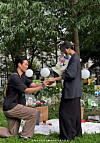 Singer-songwriter EJAE, right, getting proposed by her fiance Sam Kim, in a photo uploaded to the singer's Instagram account on Jan. 26, 2026 [SCREEN CAPTURE]