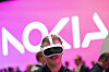 A visitor tests Nokia's VR glasses during the Mobile World Congress 2024 in Barcelona, Spain on Feb. 26. [AP/YONHAP]