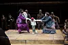 A scene from a performance of Bertolt Brecht’s “The Caucasian Chalk Circle”. [KIM KYUNG-HWA]