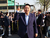 Former President Yoon Suk Yeol leaves the presidential residence in Hannam-dong, Yongsan District, central Seoul, on April 11. [JOONGANG ILBO