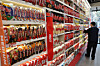 Packets or ramyeon, or instant noodles, are being sold at a supermarket in Seoul on Dec. 17. [NEWS1]