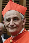 Cardinal Matteo Zuppi poses for photographers at the Vatican on Oct. 5, 2019. [AP/YONHAP]