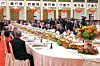 A picture of the Victory Day event held in Beijing on Sept. 3 featured in the North Korean newspaper Rodong Sinmun on Sept. 4 [RODONG SINMUN]