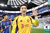 Ulsan HD goalkeeper Jo Hyeon-woo reacts after a K League 1 match against Gwangju FC at Munsu Football Stadium in Ulsan on Oct. 18. [K LEAGUE]