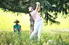 Korea's Ryu Hae-ran plays her shot from the 10th tee during the final round of the CPKC Women's Open at Earl Grey Golf Club on Sunday in Calgary, Alberta. [AFP/YONHAP]