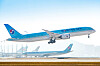 A Korean Air Boeing 787-9 aircraft takes off. [YONHAP]