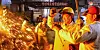 North Korea's state-run Rodong Sinmun said on April 15 that workers in the Chollima Steel Complex was ″completely resolved to fight desperately to carry out the party's decisions while harboring a deep longing for the leader,″ in commemoration of former North Korean leader Kim Il-sung's birthday. [NEWS1]