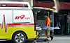 A 119 emergency medical service ambulance is parked outside the emergency room of a university hospital in Daejeon on April 17, 2025, in this photo unrelated to the story. [KIM SEONG-TAE]