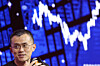 Binance founder Changpeng Zhao speaks at the Bitcoin Asia conference, in Hong Kong, China, Aug. 29. [REUTERS/YONHAP]