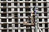 A worker is seen at a construction site in Moscow, Russia, in this undated file photo. [EPA/YONHAP]