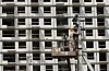 A worker is seen at a construction site in Moscow, Russia, in this undated file photo. [EPA/YONHAP]