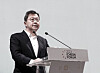 Chey Jae-won, new executive vice chairman of SK Innovation, speaks at a forum in Seoul. [YONHAP]