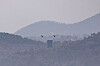 Birds are flying over the sky Friday, as seen from the inter-Korean border area of Paju, Gyeonggi. [YONHAP]