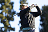 An Byeong-hun hits from the second tee during the first round of The Genesis Invitational at Riviera Country Club on Thursday in Los Angeles. [AP/YONHAP]