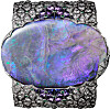 A 2015 Cartier white gold bracelet set with a 189.345-carat opal [CARTIER]