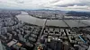 Apartment complexes in Seoul are seen from the Lotte World Tower in Songpa District, southern Seoul, on Oct. 15. [NEWS1]