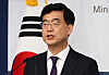 Ministry of Foreign Affairs spokesperson Lee Jae-woong speaks during a regular press briefing at the government complex in Seoul in Jongno District, central Seoul on July 3. [YONHAP]