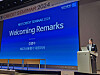Kim Myoung-soo, NICE Investors Service CEO, speaks during the NICE Credit Seminar 2024 held in western Seoul on Thursday. [SHIN HA-NEE]