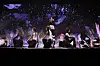 tripleS's latest subunit group EVOlution performs its lead track ″Invincible″ during the subunit's debut showcase held at the Yes24 Hall in Gwangjin District, eastern Seoul, on Wednesday. [MODHAUS]