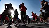 Runners take part in a marathon in Daegu on April 7, 2024. The picture is unrelated to the story. [YONHAP]