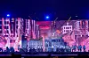 Tomorrow X Together and dancers perform at the ″Act: Promise″ world tour concert Friday at KSPO Dome in Songpa District, southern Seoul. [BIGHIT MUSIC]