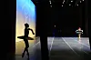 A ballerina practices backstage before her turn in the senior classical competition for ages 16-17 at the Youth America Grand Prix on Jan. 18. [AP/YONHAP]