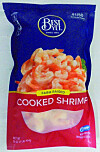 In this undated photo provided by the U.S. Food and Drug Association, a package of frozen shrimp potentially affected by radioactive contamination is seen. [AP/YONHAP]