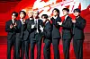 Members of boy band Stray Kids pose for photos during a press conference held at Conrad Seoul hotel in western Seoul on July 19 [DANIELA GONZALEZ PEREZ]