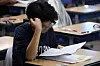 A student sits for a mock exam for the 2026 College Scholastic Ability Test at Jongro Academy in Seoul’s Yangcheon District on June 4. [JOINT PRESS CORPS]