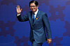 Philippine President Ferdinand Marcos Jr., waves during his keynote speech at the Asia-Pacific Economic Cooperation (APEC) CEO summit in Gyeongju, Korea, on Oct. 31, 2025. Photo is unrelated to the story. [AP/YONHAP]