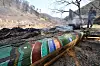 Gounsa, a major Buddhist temple founded in A.D. 681 by monk Uisang during the Silla Dynasty (57 B.C. to A.D. 935), has been damaged by the recent wildfire that swept across the region, burning down state-designated treasures Gaunru and Yeonsujeon. [JOONGANG ILBO]