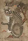 A jakhodo, a traditional Korean folk art featuring a tiger and magpie [BUSAN MUSEUM OF ART]
