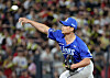 Samsung Lions reliever Oh Seung-hwan pitches against the Kia Tigers during a KBO regular-season game at Gwangju-Kia Champions Field in Gwangju on June 11. [YONHAP]