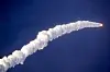 A United Launch Alliance Atlas V rocket lifts off carrying Amazon's Project Kuiper internet network satellites from the Cape Canaveral Space Force Station in Cape Canaveral, Florida, U.S., on April 28. [REUTERS/YONHAP]
