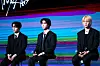 Members of boy band Stray Kids answer questions from reporters during a press conference held at Conrad Seoul hotel in western Seoul on July 19. [DANIELA GONZALEZ PEREZ]