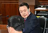 Former President Yoon Suk Yeol attends the second official hearing on charges of leading an insurrection at the Seoul Central District Court in Seocho District, southern Seoul, on April 21. [JOINT PRESS CORPS]
