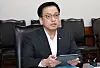 Finance Minister Choi Sang-mok speaks at at meeting at the Government Complex Seoul in Jung District, central Seoul on April 8. [NEWS1]