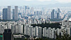 Apartment buildings in central Seoul are seen from Namsan in Jung District on June 24. [NEWS1]