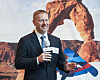 Jeff Moomaw, vice president for Asia Pacific for Delta Air Lines, speaks during a press conference celebrating the airline's opening of a new route connecting Incheon and Salt Lake City, Utah, in central on June 12. [DELTA AIR LINES]