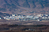 This file photo shows the demilitarized zone and the Kaesong Industrial Complex in the namesake North Korean border city, seen from the border city of Paju in South Korea on Nov. 18. [YONHAP]