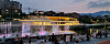 A night view of the Ui Stream waterside recreational area in Gangbuk District, northern Seoul, which opened on June 16. [SEOUL METROPOLITAN GOVERNMENT]