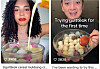 Videos of foreigners trying the ggultteok (sweet rice cake) cereal recipe on TikTok [SCREEN CAPTURE]